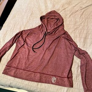 Born Primitive womens large cropped light weight hoodie